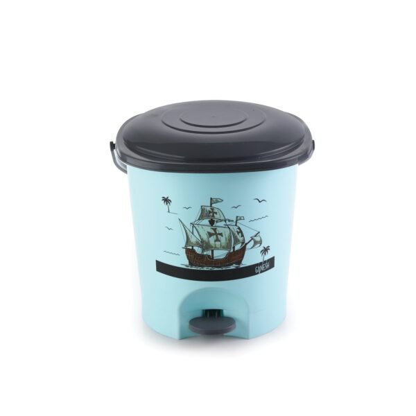 Plastic Bathroom Accessories Set (Mix Color / 6 Pc) - Image 3