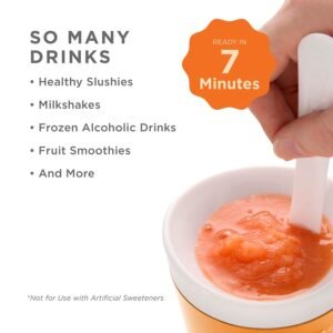Slush and Shake Maker, BPA-Free Smoothie & Milkshake Cup, Freezer Core, Gift Box