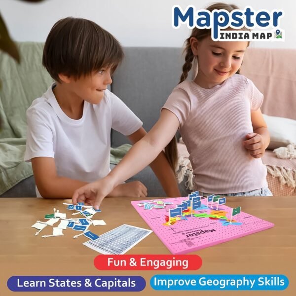 Aditi Mapster India Map EVA Foam Puzzle Set - Image 4