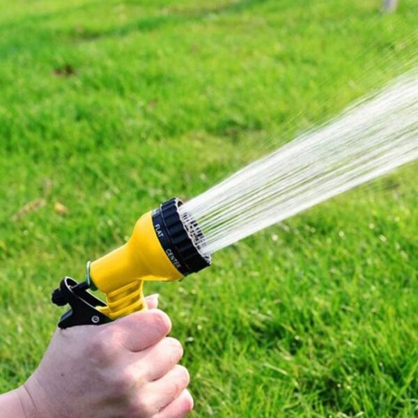 Hose Nozzle Garden Hose Nozzle Hose Spray Nozzle with 8 Adjustable Patterns Front Trigger Hose Sprayer Heavy Duty Metal Water Hose Nozzle for Cleaning, Watering, Washing, Bathing - Image 3