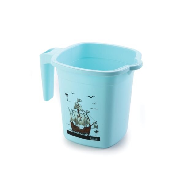 Plastic Bathroom Accessories Set (Mix Color / 6 Pc) - Image 5