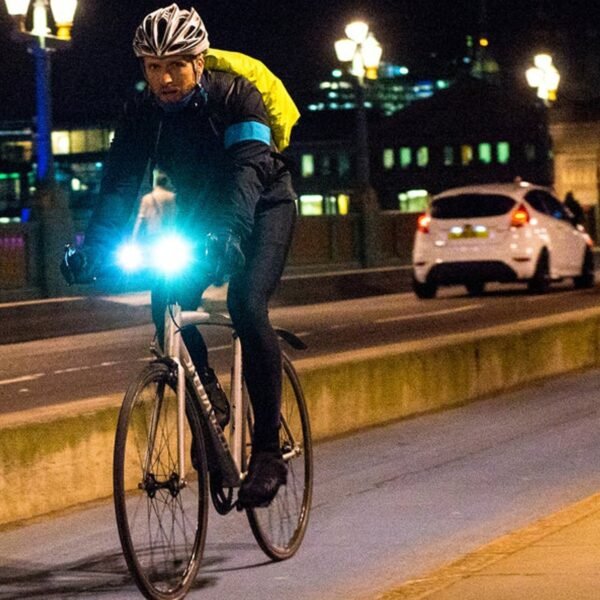 Waterproof Quick Release Bike Front Light Lamp for Cycle (Battery Not Included)
