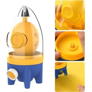 Manual Golden Egg Puller Scrambler Household White Yolk Mixer Kitchen Tool Mix Manual Scrambler Convenient Without Breaking Eggs.