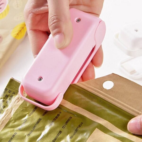 Mini Plastic Bag Sealer – Portable Heat Sealing Machine, Battery Operated (1 Pc / Mix Design) - Image 3