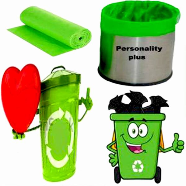 Bio-degradable Eco Friendly Garbage / Trash Bags Rolls (24x32 Cm / 1 Pc / Mix Color) - Image 5