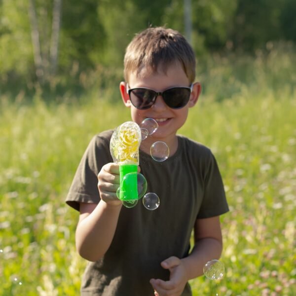 Bubble Gun Elephant Hand Pressing Bubble Gun Toy for Kids Bubble Liquid Bottle with Fun Loading - Image 3
