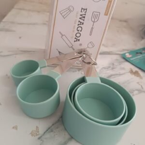 Stainless Steel and Plastics Measuring Cups (5 Pcs Set)