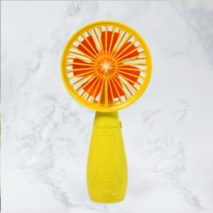 Foldable Handy Light Fans Rechargeable Handheld Mini Fan Electric Personal Fans Hand Bar Desktop Fan (Battery Not Include)