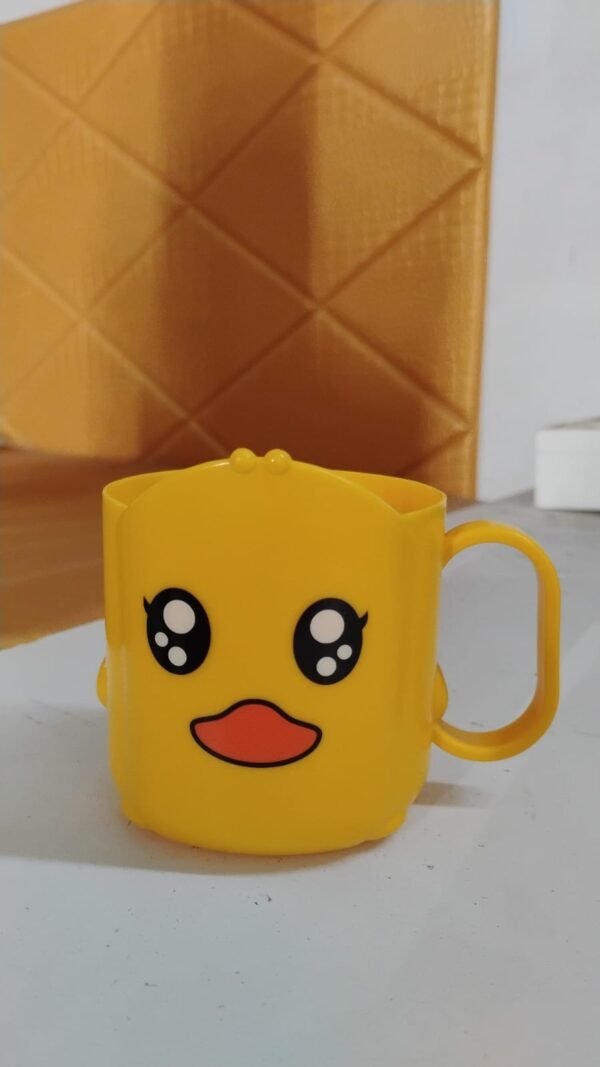 Multipurpose Cartoon Plastic Cup Toothbrush Cups (1 Pc) - Image 8