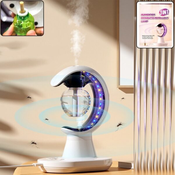 3-in-1 LED Lamp with Humidifier and Mosquito Repellent (1 Pc) - Image 7
