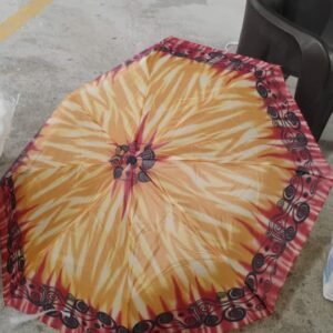 3-Fold Sun & Rain Protective Solid Foldable Umbrella, (1 Pc / Mix Design)