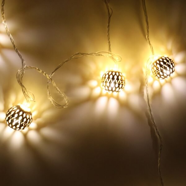 Decorative Metal Ball LED String Light (3 Meter ) - Image 4