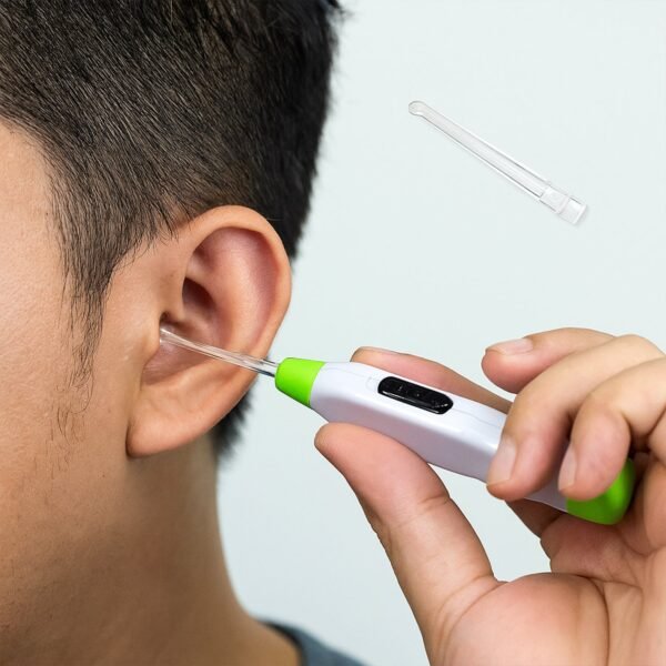 5-in-1 LED Flashlight Earpick with Interchangeable Transparent Ear Wax Removal Heads - Image 6