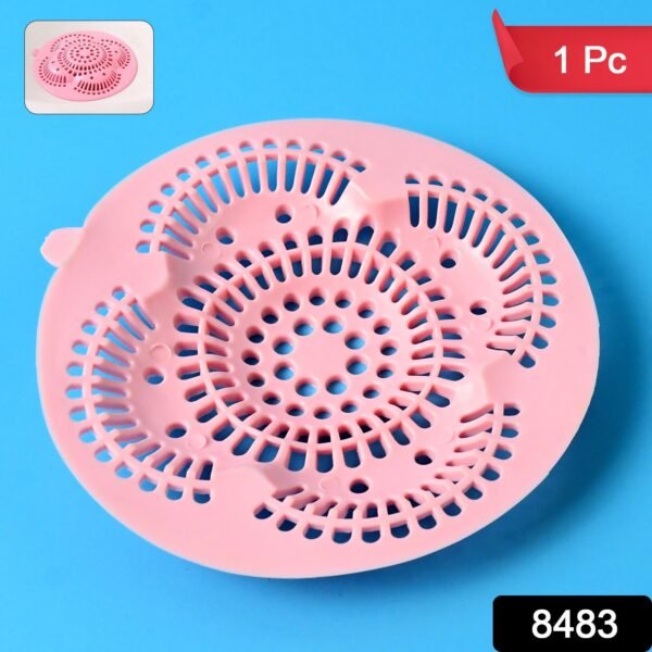 Multipurpose Silicone Sink Drain Hair Catcher and Filter Cover (1 Pc) - Image 2