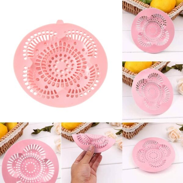 Multipurpose Silicone Sink Drain Hair Catcher and Filter Cover (1 Pc) - Image 6