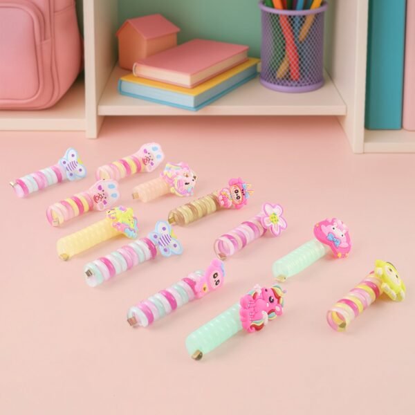 Spiral Hair Braiding Clips for Kids (12 Pc /  Mix Design) - Image 6