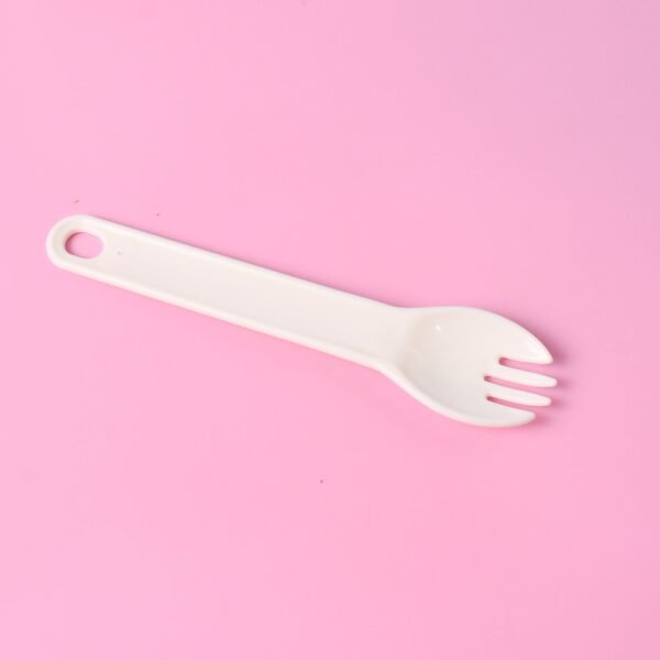 2-Piece Salad Cup Lunch Container with Dressing Storage and Reusable Fork - Image 3