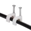 8mm Nail Cable Clips Set (50 Pc)