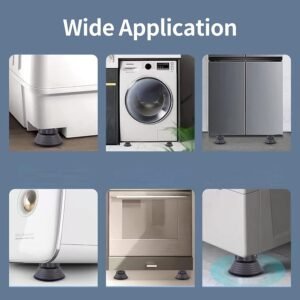 Adjustable Multipurpose AntiVibration For Appliances (Set of 4Pc)
