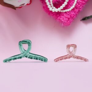Hair Clutcher Clips (Mix Design, Multicolor / 12 Pc)
