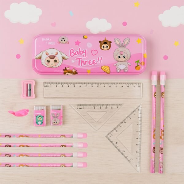 Cartoon Stationery Gift Set for Kids (14 Pc) - Image 3