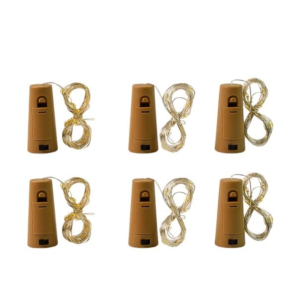 Cork-Shaped LED Bottle String Fairy Lights (1 Pc) - Image 5