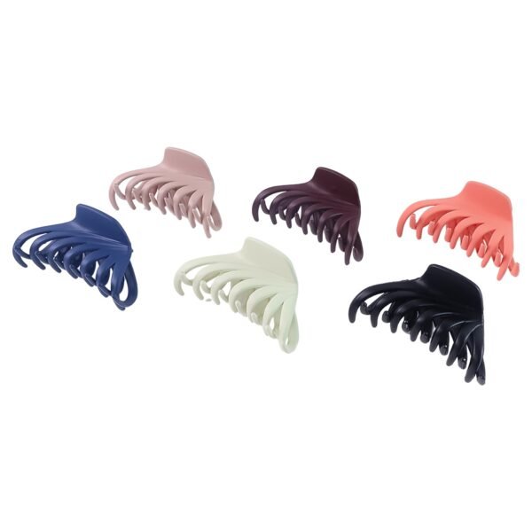 Hair Claw Clips Set for Women & Girls (Mix Design,  Multicolor & 12 Pc) - Image 5