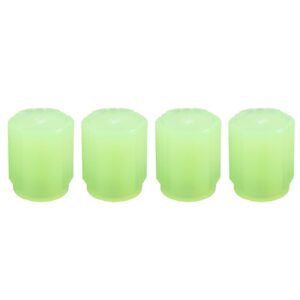 Tyre Valve Caps Luminous Glow Car Tire Valve Cap Covers vaal cap (4 Pcs Set)