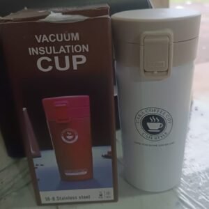 Stainless Steel Vacuum Insulated Coffee Flask with Flip Lock Lid (400ML / 1 Pc)