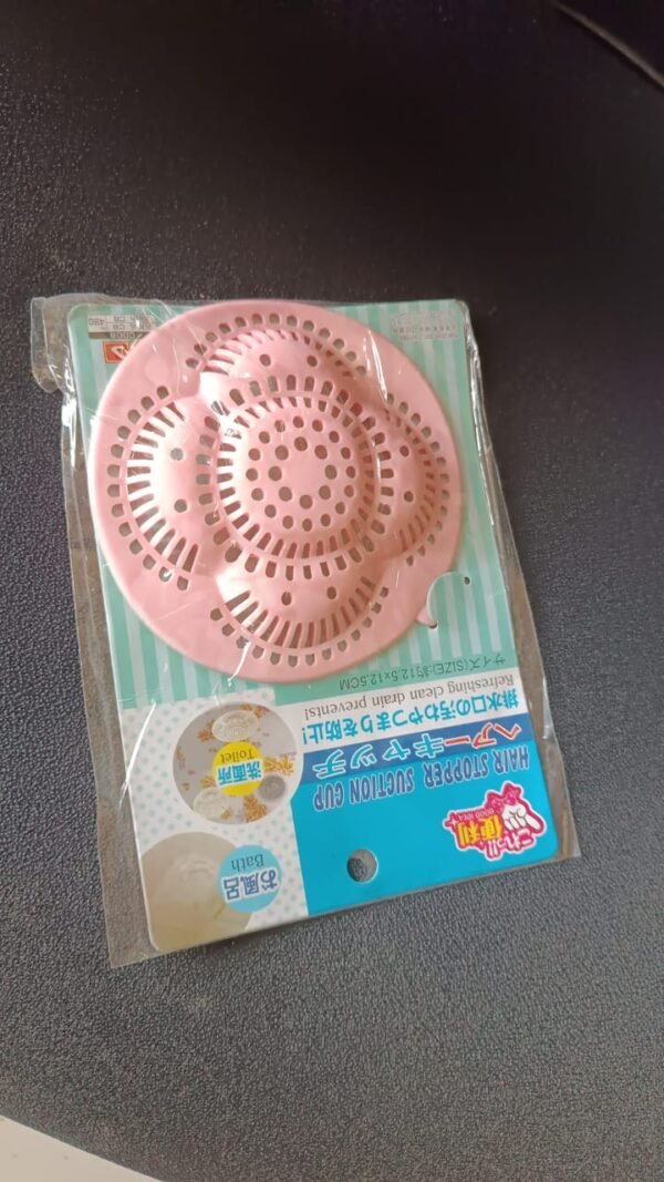 Multipurpose Silicone Sink Drain Hair Catcher and Filter Cover (1 Pc) - Image 7