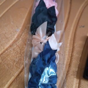 Premium Satin Bow Hair Clip Set for Girls and Women (10 Pc)