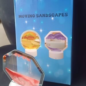 LED Moving Sand Art Table Lamp (1 Set)