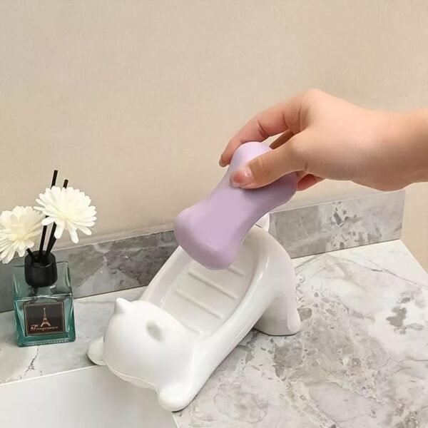 Cartoon Animal Shape Soap Dish Holder (1  Pc) - Image 6