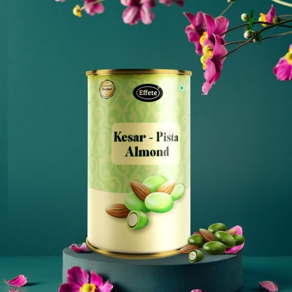 Effete Kesar-Pista Almonds Chocolate (96 g) - Image 3