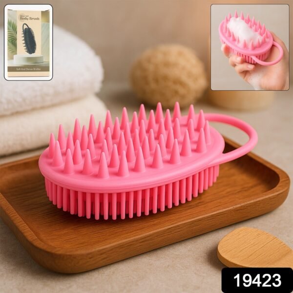 2-in-1 Silicone Soft Bristle Bath Brush - Image 2