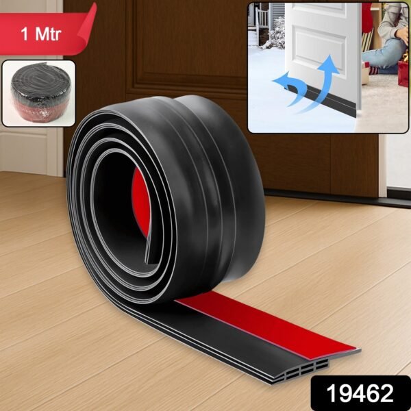 1 Meter Self-Adhesive Silicone Door Bottom Seal Strip (1 Mtr / 1 Pc) - Image 2
