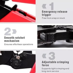 Approx 1200 Piece Ferrule Crimping Tool Kit Set