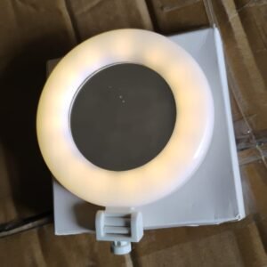 Rechargeable LED Selfie Ring Light for Mobile and Makeup Use (1 Pc)