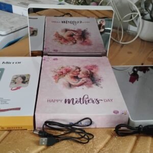 Multifunctional LED Magic Mirror with Hidden Photo Frame (1 Pc)