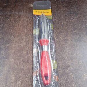 Multipurpose 2-in-1 Stainless Steel Knife & Peeler (1 Pc)