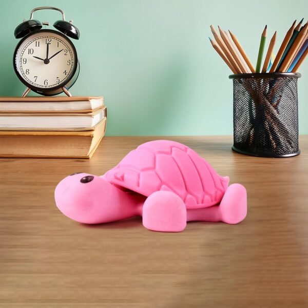 Cute Turtle Shaped Eraser for Kids (1 Pc) - Image 6
