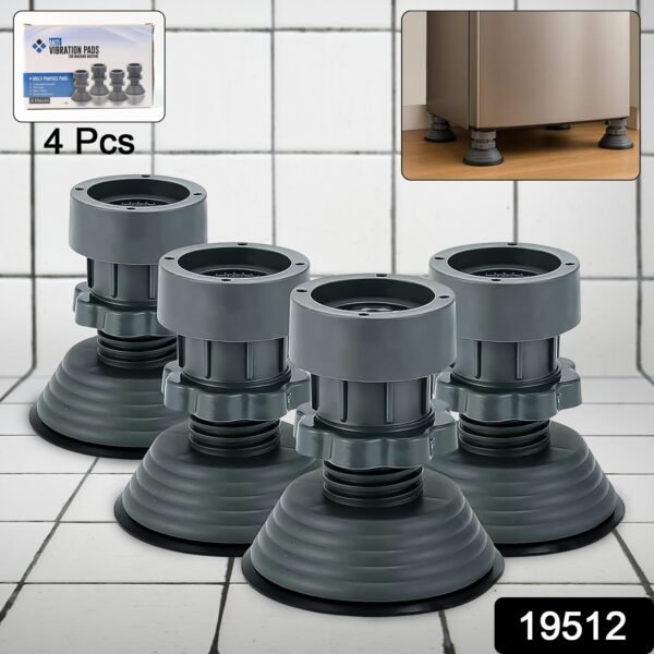 Adjustable Multipurpose AntiVibration For Appliances (Set of 4Pc) - Image 2