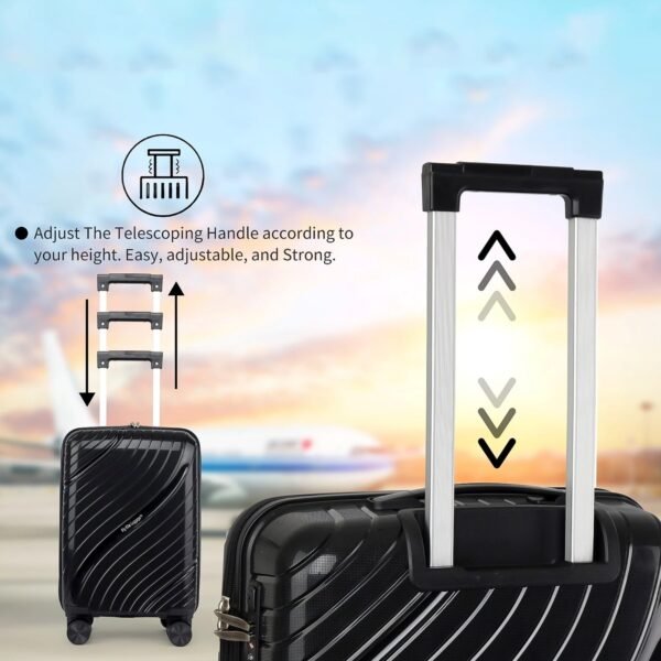 Big 4 in 1 Luggage with Wheels Travel suitcases Set (4 Pcs Set / Different Size) - Image 3